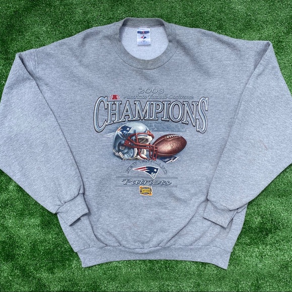 NFL Other - NEW ENGLAND PATRIOTS AFC CHAMPS 2003 CREWNECK